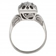 Серебряное кольцо с фианитом. Артикул 330838С  размер 18 - Фото 2