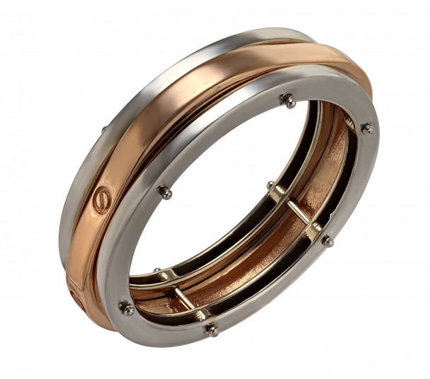 Обручальные кольца из комбинированного золота - Фото  11