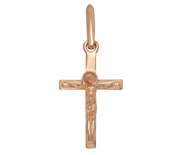 Золотой нательный крестик. Артикул 240111  - Фото 1
