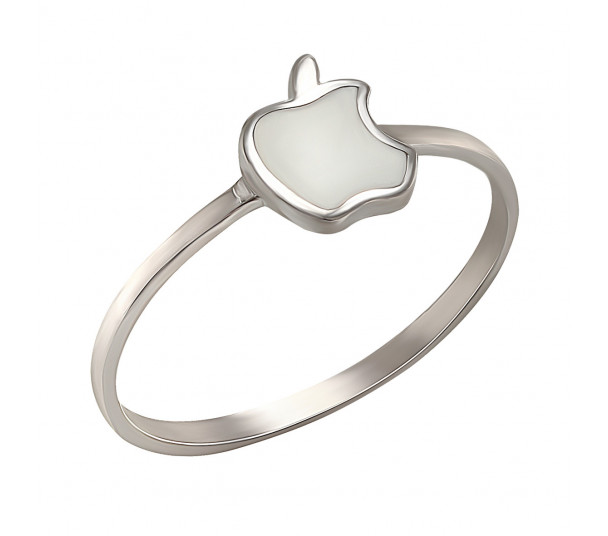 Серебряное кольцо с эмалью. Артикул 300361А  размер 17 - Фото 1