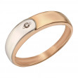 Золотое кольцо c бриллиантом. Артикул 750025  размер 20.5 - Фото 2