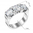 Ring in white gold with cubic zirconia. Article 330411В  size 19.5 - Photo 3