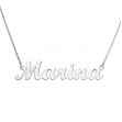 Кольє Marina (Марина) з родованого срібла. Артикул 860301С  розмір 450 - Фото 3