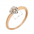 Золотое кольцо с бриллиантом. Артикул 750627  размер 15 - Фото 2