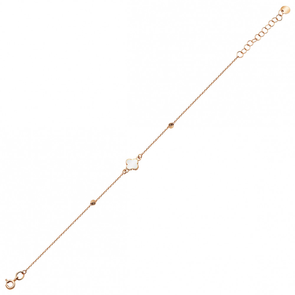 Золотий браслет з емаллю. Артикул 820189Е  розмір 170 - Фото 4