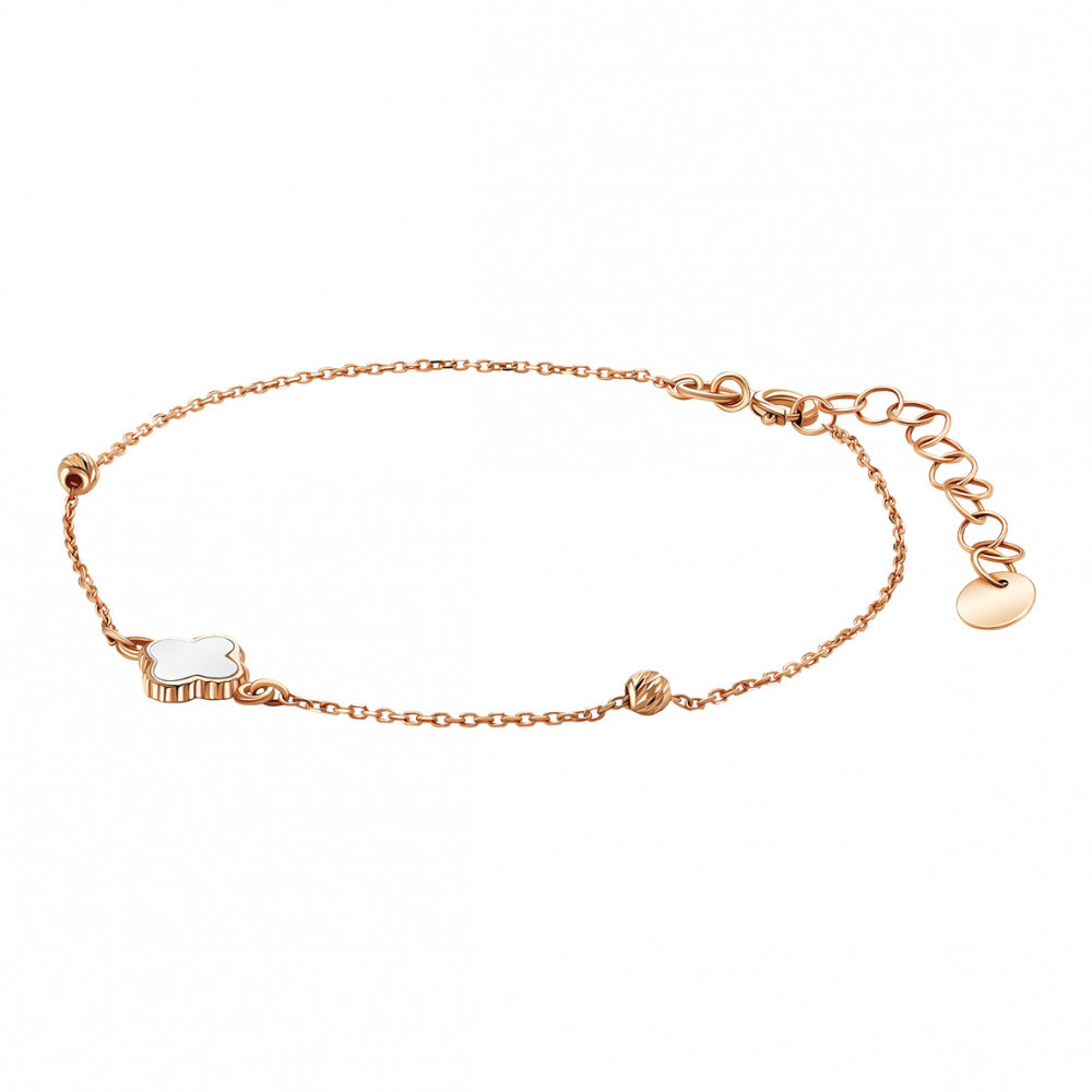 Золотий браслет з емаллю. Артикул 820189Е  розмір 170 - Фото 3