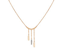 Gold Cubic Zirconia Necklaces