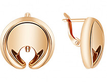 Gold earrings